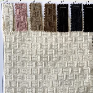 Jacquard Knit Fabric Polyester Spandex For Winter Clothing Home Textile插图