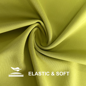 30D 85% Polyester 15%Spandex Elastic Knitted Fabric For Yogawear Garment插图