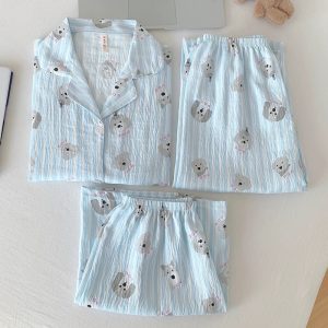 Woven Print 100% Polyester Fabric Cloud Cotton For Pajamas插图7