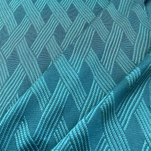 Jacquard Cross Stripes Design Knit Fabric Supply Support Customization插图2