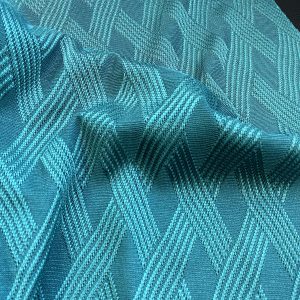 Jacquard Cross Stripes Design Knit Fabric Supply Support Customization插图3