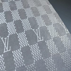 Checkboard Letters Jacquard Knit Fabric Supply Support Customization插图1