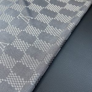 Checkboard Letters Jacquard Knit Fabric Supply Support Customization插图2