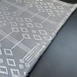 Diamond Lattice Jacquard Knit Fabric Supplier For Fashion Clothing插图3