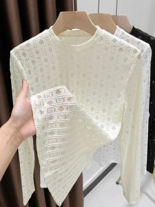 Hollow Jacquard Fashion Design Knit Fabric Support Customization插图5